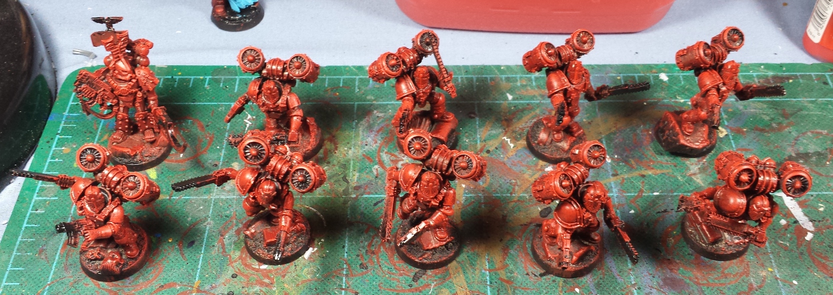 Mordian Th Regiment Heresy Era Thousand Sons Assault Squad Mekata